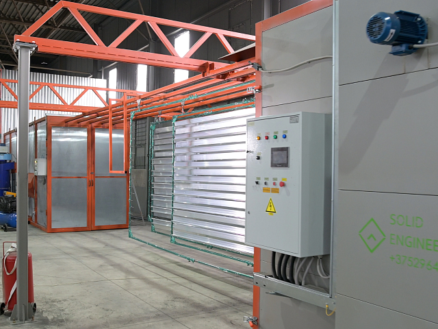 Производство и установка линии полимерной покраски в г.п.Скориничи